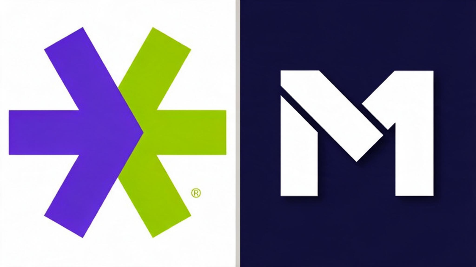 E*TRADE and M1 Finance logos side by side