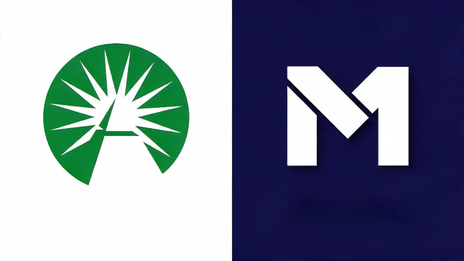 Fidelity and M1 Finance logos side by side