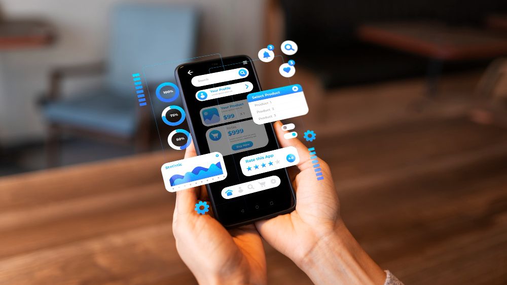 An investing app open on a phone.