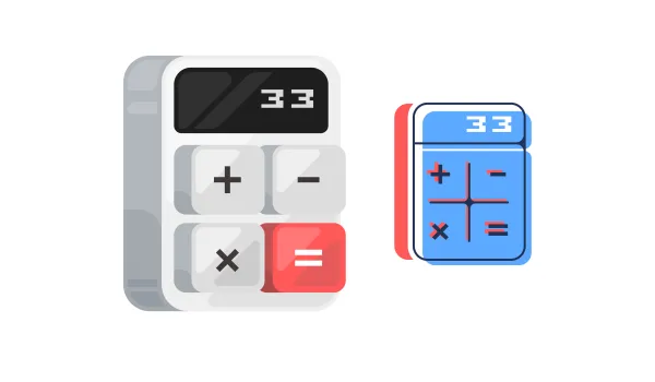 A picture of a calculator.